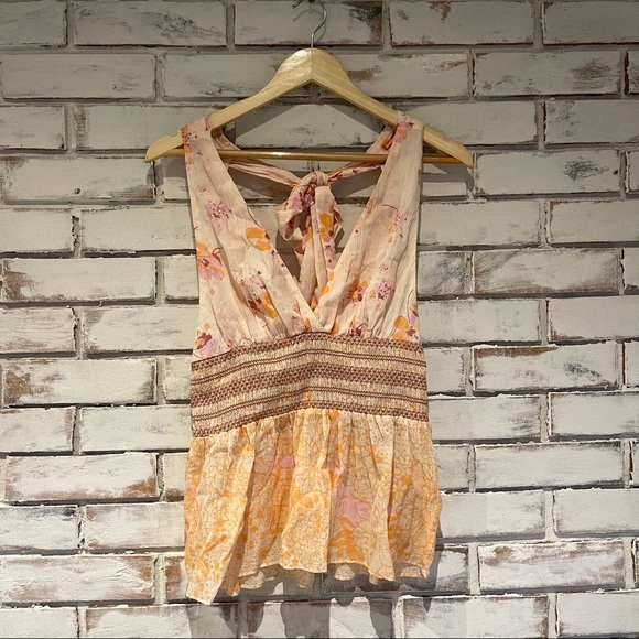 Free People Brinkley Smocked Tank - Picture 3 of 7